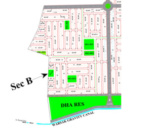 Dha Peshawar Sector B Map 300x253 