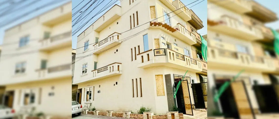 Brand New Three-Story Corner House for Sale in Sabzazar - 5 Marla